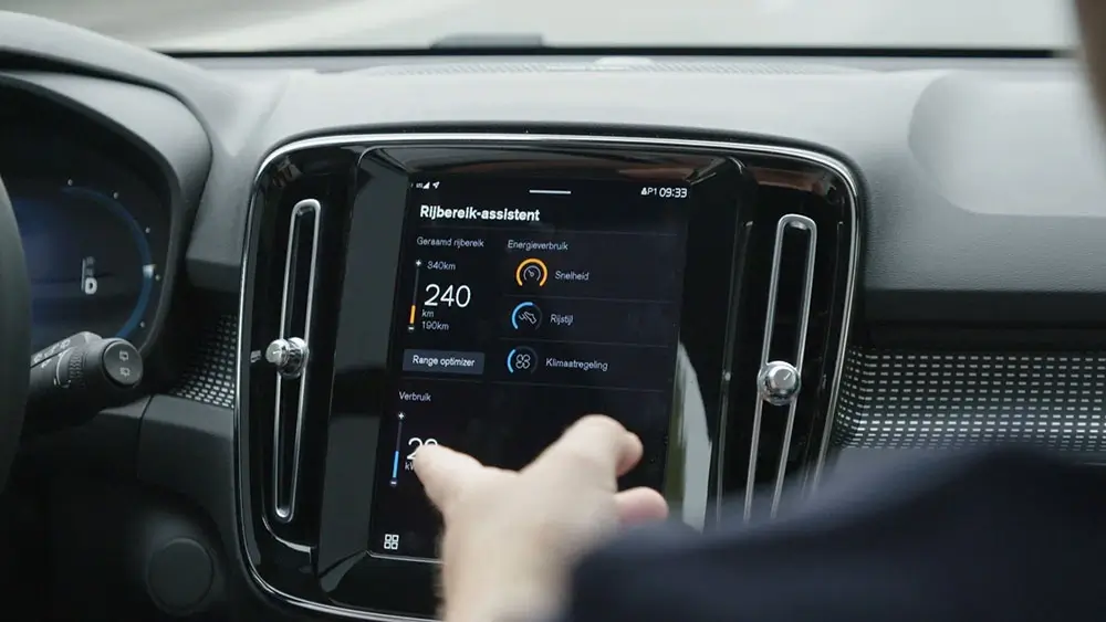 closeup van een dashboard in een auto